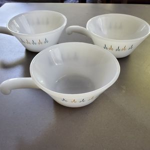 Fire King Candlelight Glow Chili Bowls